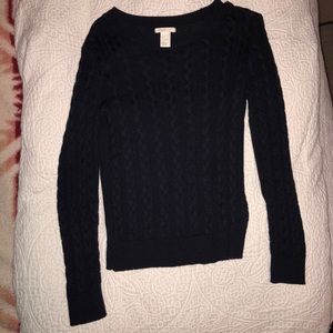Navy sweater